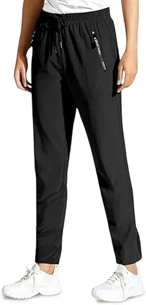 BeeSwan Stretch Active Pants for Women Over 50, Ultra Stretch Breathable Casual Quick Drying Work Glide Comfy fit Pants
