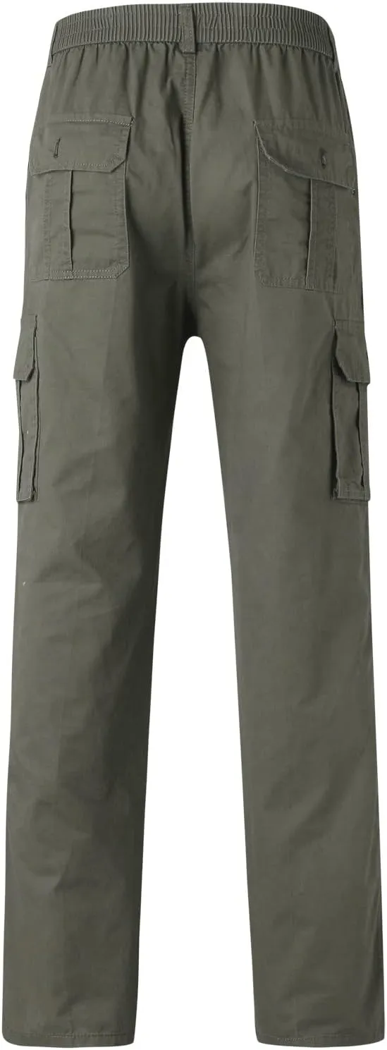 Cargo Sweatpants for Men Jogging Running Men's Fleece Jogger Pant Men's Lightweight Sweatpants Loose Fit Open Bottom