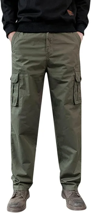 Cargo Sweatpants for Men Jogging Running Men's Fleece Jogger Pant Men's Lightweight Sweatpants Loose Fit Open Bottom