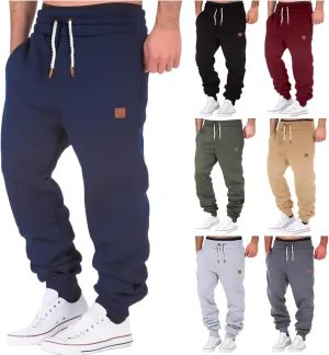 Joggers for Men Casual Loose Fit Big and Tall Drawstring Sweatpants Casual Cotton Workout Athletic Running Pants