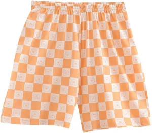 Kids Girl Boy Track Athletic Jogger Pants Shorts for Child Graphic Plaid Straight Leg Fall Summer Pants 2025 Trendy