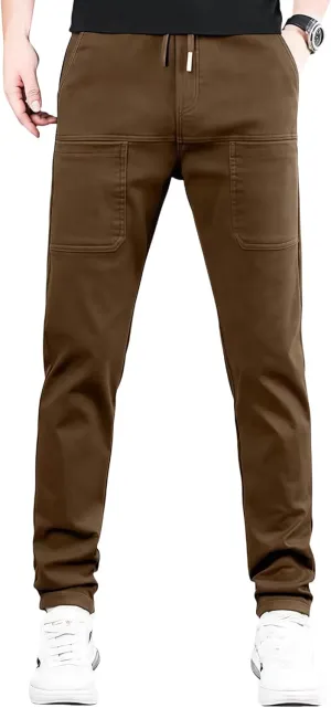Mencomfy Cargo Pants, MultiPants - High Stretch Multi-Pocket Durable Cargo Pants, Silm Fit Stretch Pant for Men