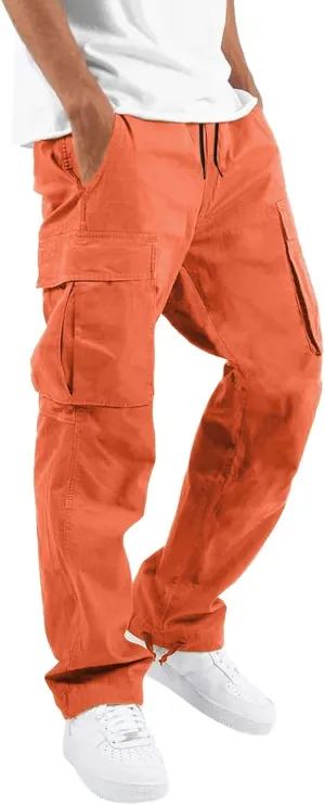 Mens Sweatpants with Pockets Big and Tall for Men Loose Fit Drawstring Pockets Sweatpants Athletic Workout Sweat Pants