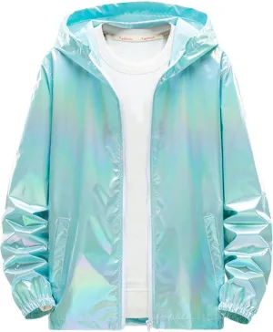 Men's UPF 50  Sun Protection Jackets Colorful Reflective Hoodie Full Zip Long Sleeve Thin Outwear for Hiking Athletic