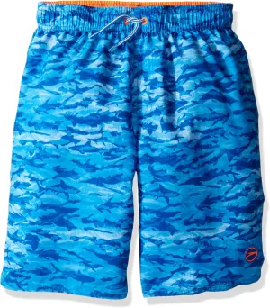 Speedo Boy's Swim Trunk Knee Length Printed Volley-Discontinued