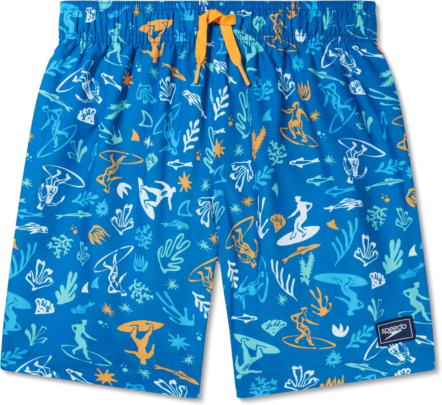 Speedo Boy's Swim Trunk Mid Length Redondo Printed