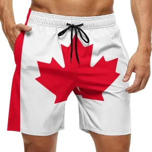 TAIZIYEAH Cape Verde Flag Beach Shorts Casual Men's Swimming Trunks with Pockets Quick-Drying Printed Shorts