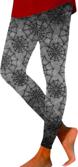 Women Halloween Leggings Halloween Print Collection High Waist Women Striped High Waist Costume Halloween Legging