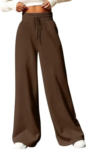Womens High Cut Flared Wide Leg Trousers Pants Trousers Pants for Women Track Athletic Trousers Pants 2024