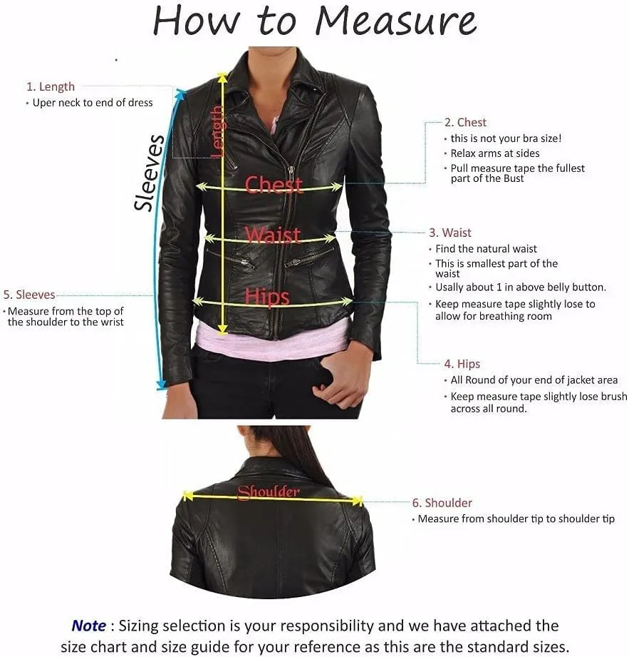 Women's Leather Jackets - Motorcycle Biker Lambskin Leather Jacket For Girl, Moto Riding Party & Casual Jackets, Large - Red